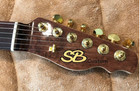 Custom Made Headstock Decal 100  Custom  Classic Style Font  Your Brand Names