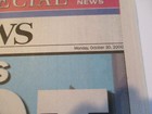 New York Yankees World Series Parade New York Daily News Newspaper Oct 30  2000
