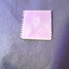 Usa Abraham Lincoln 4 Cent Used Postage Stamp Canceled Purple