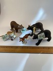Lot  5  Safari Ltd Wild Safari Animal Figurines Bears Kangaroo Fox