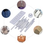 Craft Tool Die Punch Snap Kit Rivet Setter With Base For Punch Hole   Button