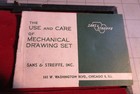 Sans   Streiffe Vintage Drafting   Drawing Set With Case Made In Japan