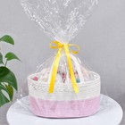 Diaper Caddy Organizer - Cotton Rope Nursery Storage Basket For Baby Essentials 