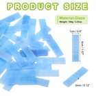 Stained Glass Strip Sky Blue Mosaic Tiles 100g 3 53 Oz