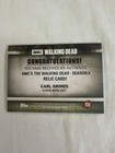 Walking Dead Season 6 Chandler Riggs carl Grimes Screen Worn Shirt Relic Card