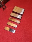 Webber 5pc  Gage Block Set In Walnut Case   Starrett No 436 -0-1  Micrometer