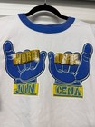 Vintage John Cena Ringer Large Shirt Word Life Wwe Wwf Tee
