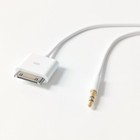 For Ipod Dock Connector To 3 5mm Stereo Input Adapter Plug 1 5meter For Iphone 4