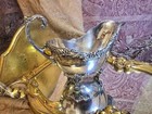 1847 Rogers Bros Heritage Silverplate Gravy Boat And Under Plate  9413 Vintage