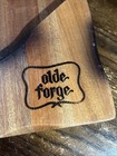 Vintage Olde Forge Original Wood Hanging Wall Caddy No Knives 4 Slots