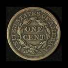 1849 Braided Hair Large Cent - Free Shipping Usa