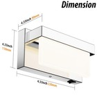 Wall Sconce Chrome Wall Light With On off Switch 8 Inch Led Wall Lamp Acrylic La