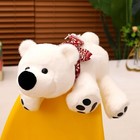 Polar Bear Plush Animal Toy  14 2 Inches  White  Stuffed Pillow For Kids  Bir   