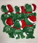 Vintage 1998 Salvino   s Bamm Beano   s - Complete Christmas Set Bears Mlb W  Tags