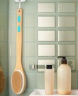 Back Scrubber For Shower  Long Handle Dual-sided Shower Brush With Soft And Stif