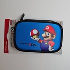 2012 Nintendo 3ds Bundle Game Traveler Essentials   Blue Mario Case New