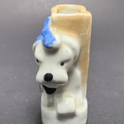 Sick Dalmatian Dog Toothpick Holder Lusterware Ceramic Figurine Japan Vintage