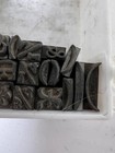 Mixed Lot Letterpress Type Metal Printing Block Antique  Parentheses Floral