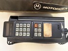 Vintage Motorola Tough Talker Transportable Phone Excellent Condition W  Bag