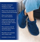 Bed Buddy Microwavable Foot Feet Heated Warmers Footies Booties Slippers Shoes