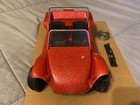 Vintage s Cox Gas Powered Orange Dune Buggy With  49 Engine Restore Or Parts