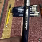 Scripto  60 s Mechanical Pencils Lot Of 16 Blue Orange Yellow Rare Vtg Pencils