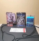  lot Of 4  Linkin Park Laminate Badges  Signed Vip Meet   Greet Pass   Ticket 