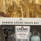 Cremo Barber Grade Shave Kit   Razor   Cream   After Shave Balm   3 Refills New
