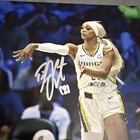 Dijonai Carrington Signed 8x10 Wnba Dallas Wings Photo Auto Jsa Coa