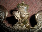 Original Brass Wwi Imperial German Pickelhaube Helmet Eagle Crest 