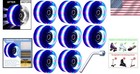Roller Skate Wheels With Automatic Lights - 32mm X 58mm For Smooth Skating