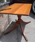Antique Duncan Phyfe Wood Table Rectangle 24 5  X 16  Claws Feet