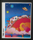Peter Max   Beautiful   Signed Print    New Frame 