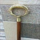 Antique Style Brass Head Wooden Handmade Design Walking Sticks Cane Vintage Gift