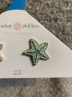 New Lindsay Phillips Snaps Rhinestone Starfish New Shoe Charm Beach