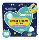 Pampers Swaddlers Sweet Dreams Baby Wipes Soothing Lavender 3 Flip-top 168 Wipes