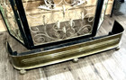 Vintage Copper Metal Brass Shell Foot Fireplace Fender 41  X 8  Tall Regency Mcm