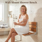 18  Wall Mount Shower Seat For Adults