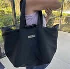 Stella Mccartney Adidas Black Tote Bag Pockets Shoulder Strap Sports Limited New