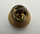 United Airlines Vtg Service Award Tie Tack Hat Pin 1 10 10k Clear Stone Enamel