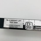 Parker Research Tb-10 Weight Lift Test Bar Calibration Magnetic Inspection Yokes