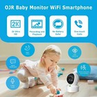 2k Hd Video Baby Monitor With Camera   Audio Wifi Night Vision Motion Detection