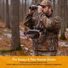 New View Silent Binocular Chest Pack Bino Harness Rangefinder Pouch Rain Cover