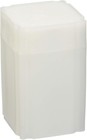 5 Brand Square White Plastic Silver Eagle Size Coin Storage Tube Holders