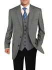 Dti Bb Signature Italian Mens Vested Wool Suit 3 Piece Extra Pant Total 4