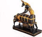 Unique Egyptian Statue Of Anubis God Of Afterlife Mummify King Tutankhamun