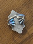 Vintage Old Native American Sterling Turquoise Ring Hallmarked 