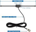 Police Scanner Antenna  20-1300mhz Bnc Mount  Compatible With Uniden whistler