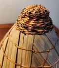 Coolie  Asian Chinese Japanese Oriental Garden Conical Bamboo Rice Farmer Hat