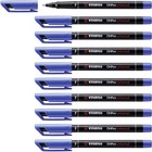 Pen For Overhead Projection - Stabilo Ohpen Universal - Permanent - Fine - Pack 